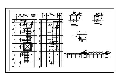 某学校大楼cad平面设计图_图1
