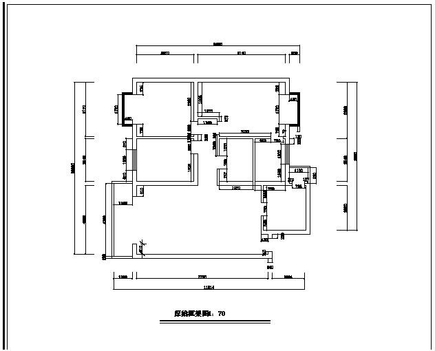 某小区经典室内装修设计CAD参考图