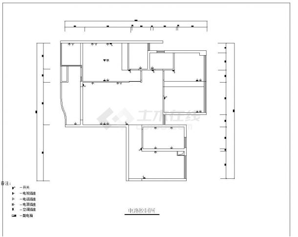 一区域居住区室内装修规划图-图二