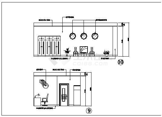 经典住宅室内装修CAD参考图-图二