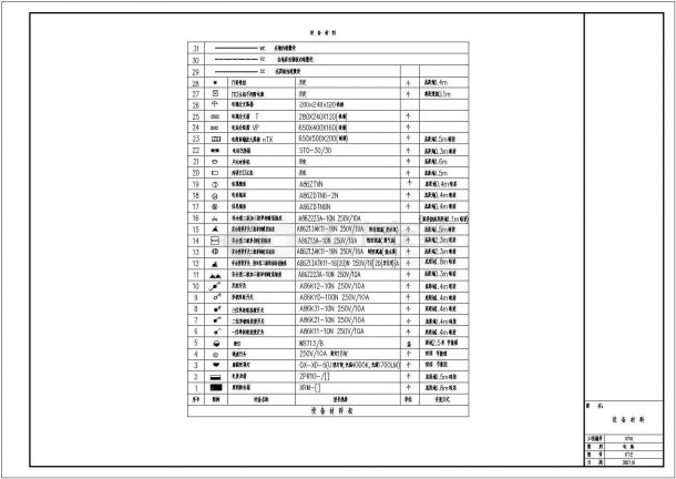 南京某多层办公楼电气设计全套CAD图纸-图二