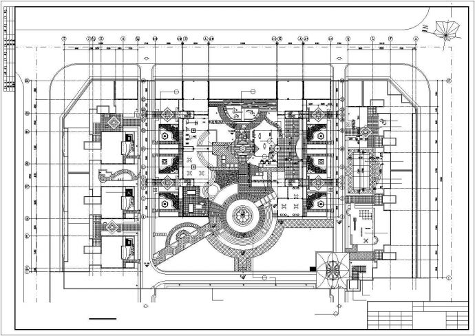 某城市园林广场景观项目规划设计施工CAD图纸_图1
