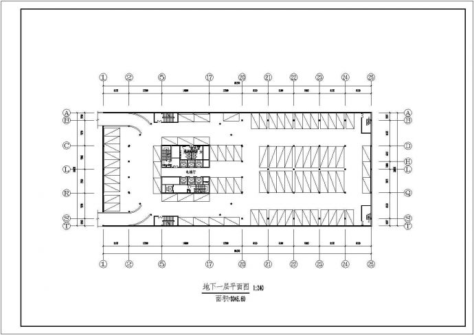 某文化产业园三十一层办公楼建筑施工设计cad图_图1