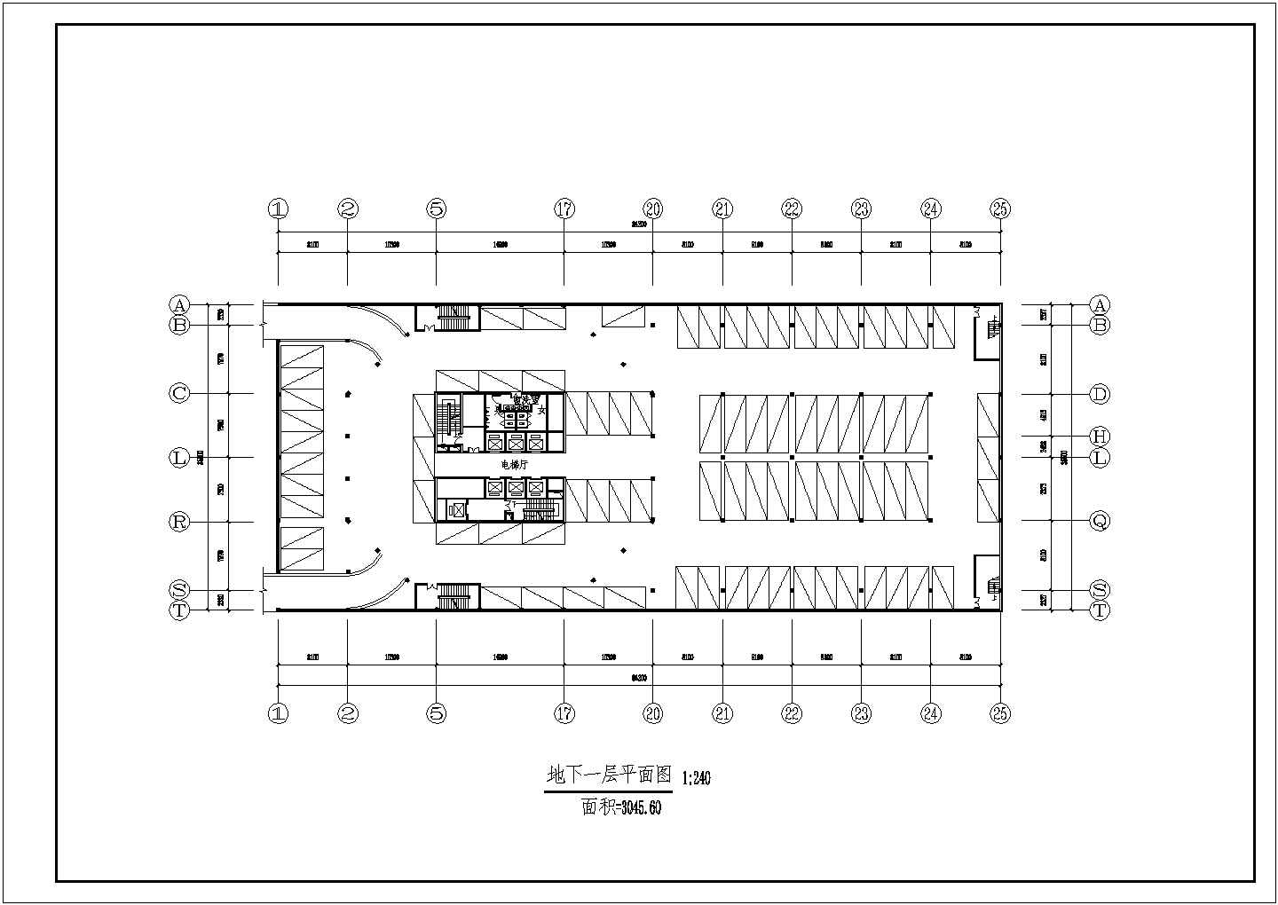 某文化产业园三十一层办公楼建筑施工设计cad图