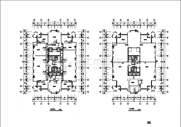 长沙某大型酒店综合楼建筑设计施工cad图纸（含说明）-图一