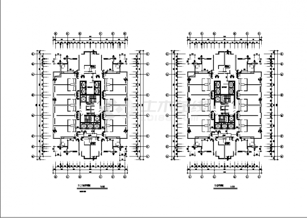 长沙某大型酒店综合楼建筑设计施工cad图纸（含说明）-图二