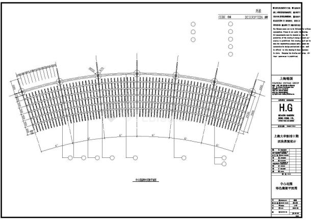 某小区廊施工图CAD建筑设计大样图-图二
