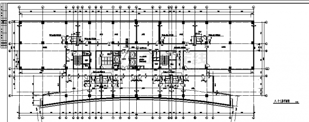 吉林某五星级酒店综合楼建筑设计施工cad图纸（含说明）-图二