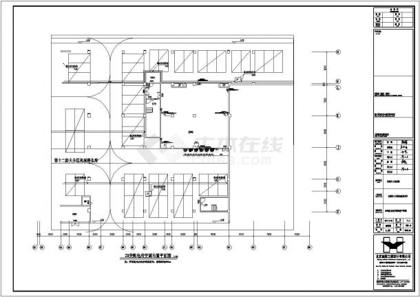 山东省某医院改造空调工程全套施工设计CAD图纸-图二