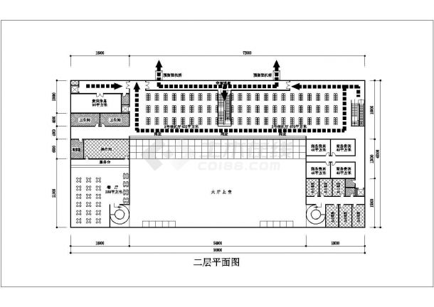 某航站楼设计规划CAD图-图二