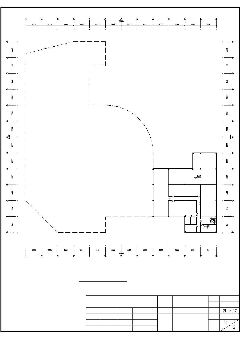 某大型五层商场CAD建筑设计方案