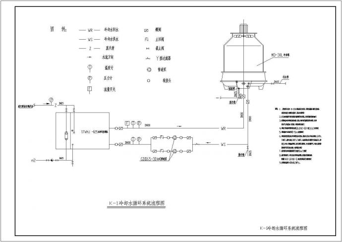 浙江省杭州市某保健品净化空调全套施工设计CAD图纸_图1