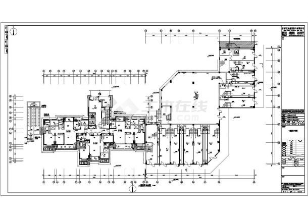 城市之光高层住宅通风系统及消防通风系统设计CAD图纸-图二