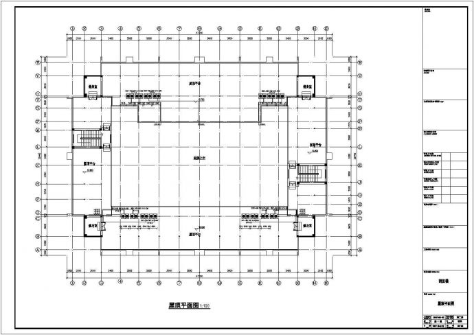 河南省郑州市某研发楼空调全套施工设计CAD图纸_图1