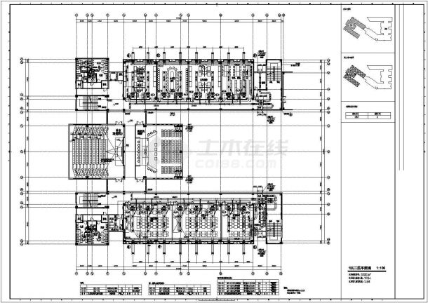 东洲国际学校化学楼中央空调系统设计施工设计CAD图纸-图二
