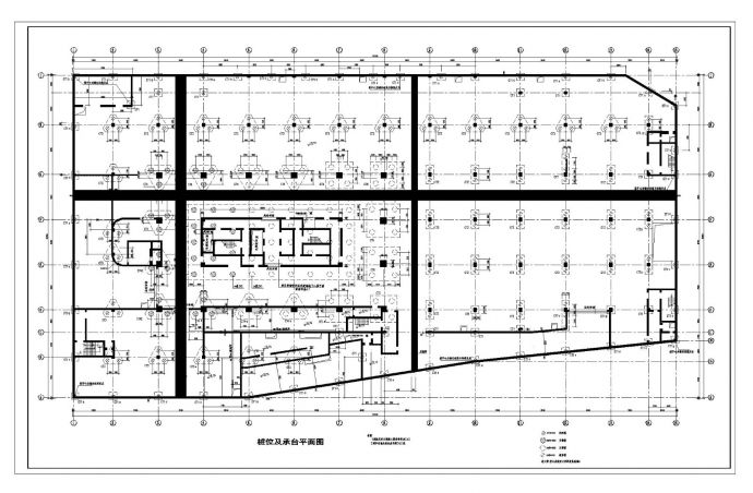 某市房屋工程基础及地下室结构布置CAD详图_图1