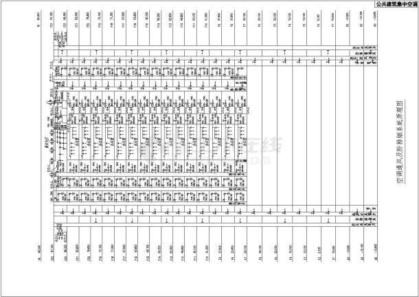 公共建筑集中空调空调通风及防排烟系统原理图（绘图细致）-图一