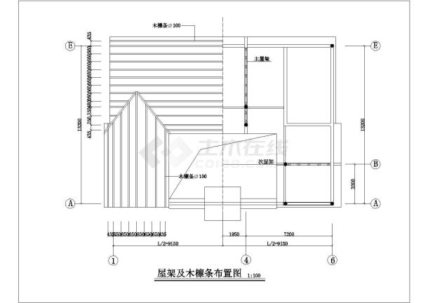 某市区准提庵CAD建筑施工图-图二