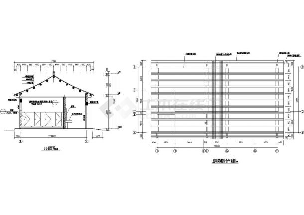 某仿古建筑万寿宫CAD建筑设计施工图-图一