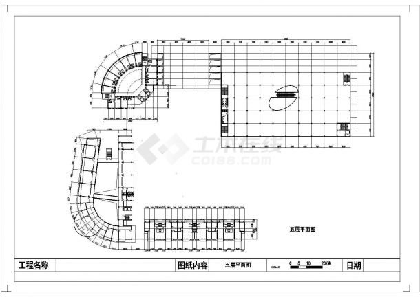 某商贸广场设计规划CAD图-图二