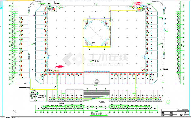 某地多层某商业广场空调管线设计全套cad施工图纸-图二