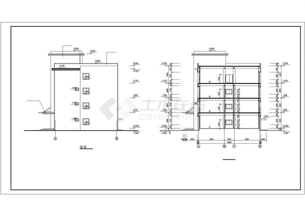 某工厂综合楼CAD建筑设计扩出图-图二