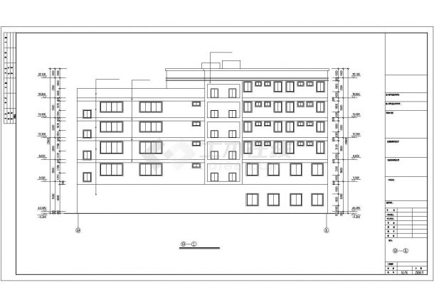 某综合楼设计规划CAD图-图一