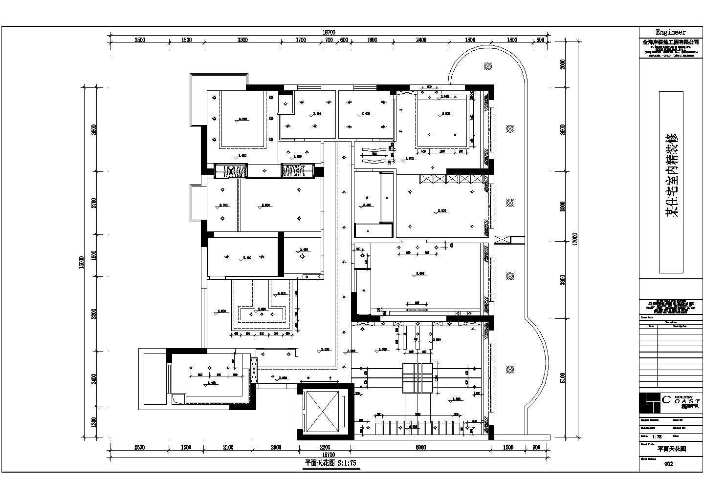 某样板房设计规划CAD图
