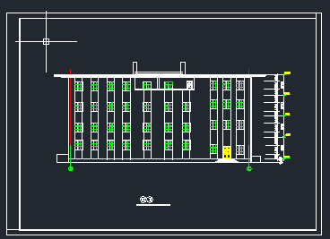 某城建图书馆CAD建筑设计方案图-图二