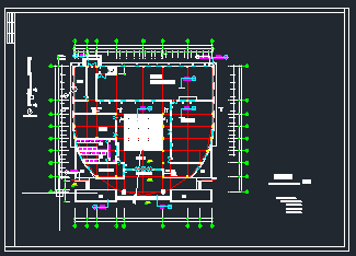 某城建图书馆CAD建筑设计方案图