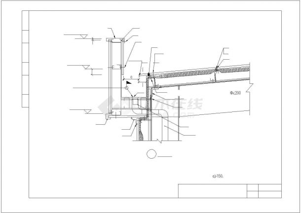 某建筑施工设计CAD图-图一