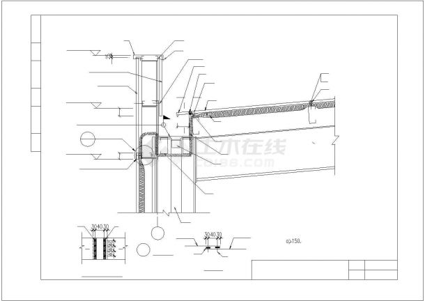 某建筑施工设计CAD图-图二