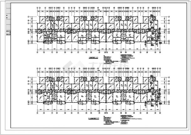 某6层框架结构住宅楼设计cad结构施工图（含设计说明）-图二