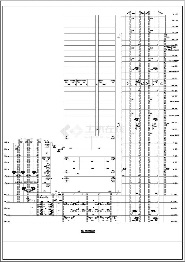 [广东]某33层行政办公综合楼全套暖通空调通风排烟系统设计施工图（大院作品 含人防设计）-图一