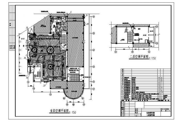 大型餐厅、KTV综合楼全套空调设计施工图_图1