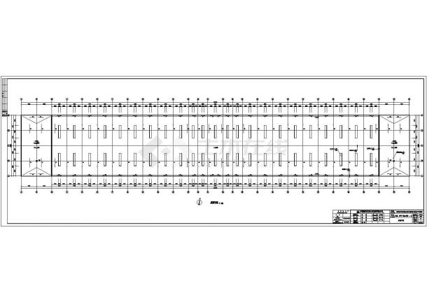 苏州某厂房建筑施工设计cad图（含总平面图）-图一