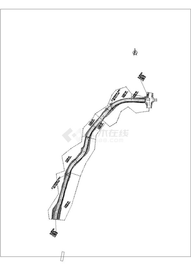 [重庆]1.2公里市政道路排水施工全套CAD图纸设计-图一