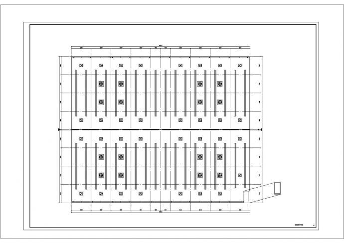 2万平米物流配送库房给排水CAD施工图（虹吸雨水系统）_图1