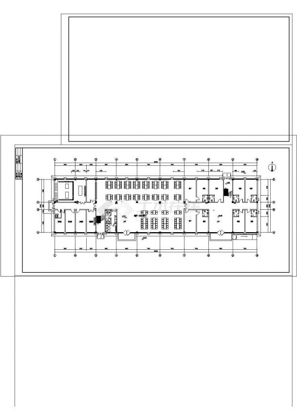 大型综合性建筑给排水CAD图纸-图二