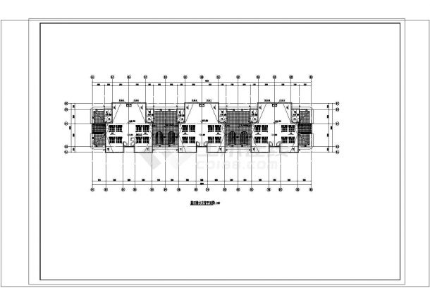 某六层框架结构住宅楼给排水设计cad全套施工图纸（含设计说明）-图一