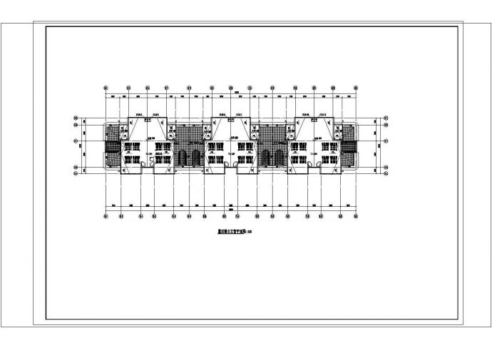某六层框架结构住宅楼给排水设计cad全套施工图纸（含设计说明）_图1