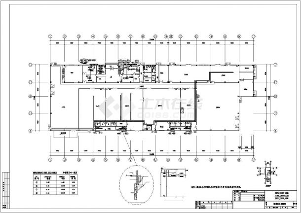 某地区工厂空调设计规划CAD详图-图一