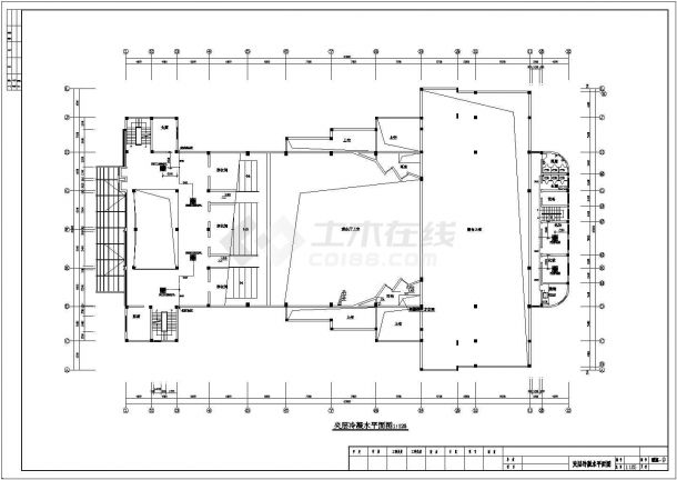 河南省某市幸福蓝海剧院VRV空调系统设计CAD图纸-图一