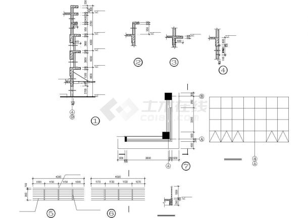 某工业区多层厂房CAD建筑施工图-图二