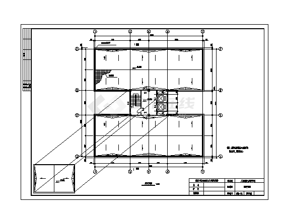 2套11层框剪豪华公寓楼设计施工cad图纸-图二