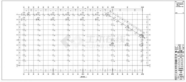 某工厂生产车间钢结构布置CAD参考详图-图二