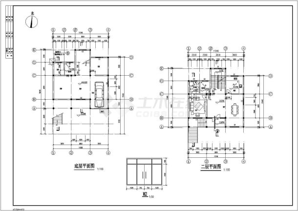 河源新农村农居建筑详细建筑施工图-图一