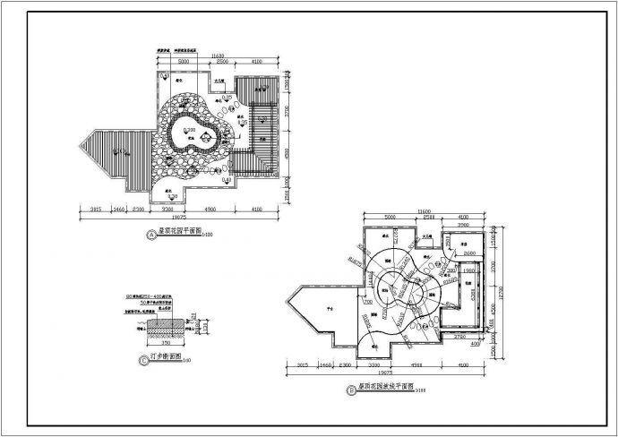 龙岩屋顶花园设计详细建筑施工图_图1