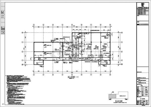 某地五层医疗车间建筑设计施工全套图纸-图二