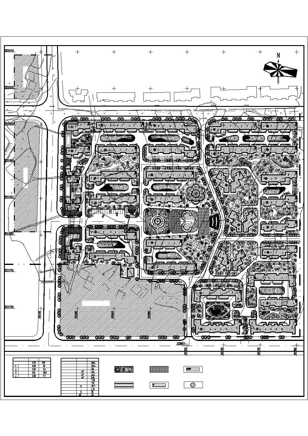 某小区绿化设计规划CAD详图